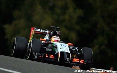 La pluie n’a pas aidé Force India