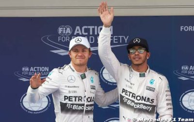 Hamilton&nbsp;: Si Nico gagne le titre, il faudra que je sois heureux pour lui...