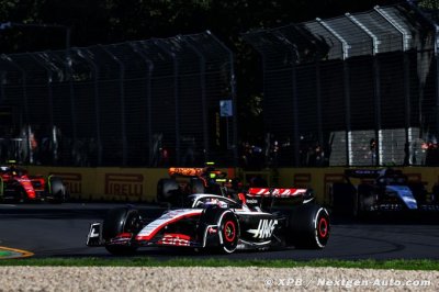 Hülkenberg termine 7e et marque ses premiers points pour Haas F1