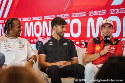 ‘Hello Lewis&nbsp;!’ Leclerc ironise sur le nom de son futur coéquipier
