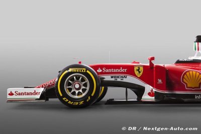 La Ferrari SF16-H entre en piste à Barcelone