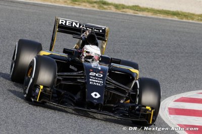 Magnussen a découvert la RS16, qui s’est montrée plus fiable aujourd’hui 
