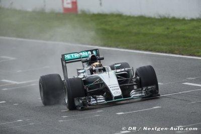Wehrlein’s Pirelli test disrupted by rain at Barcelona