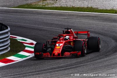 Monza, EL3&nbsp;: Vettel devance Hamilton et Raikkonen