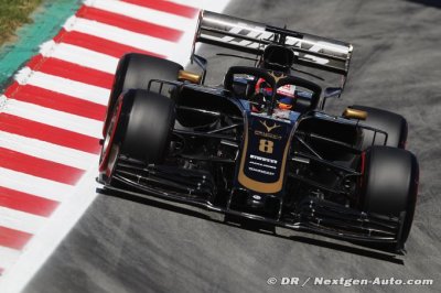 Grosjean est heureux d’ouvrir son compteur de points en Espagne