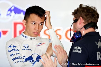 Ravi du soutien de Toro Rosso, Albon remercie Tost et son ingénieur en particulier