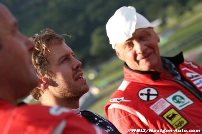 Vettel&nbsp;: Lauda laisse un vide ’impossible à combler’