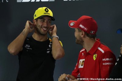 Ricciardo juge Verstappen plus rapide que Vettel