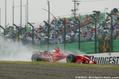 Mick Schumacher en démo avec la Ferrari F2004 de son père à Hockenheim