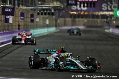 Hamilton&nbsp;: Mercedes F1 a besoin de plus d’adhérence et de plus de puissance