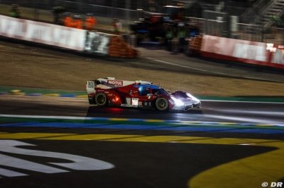 24h du Mans 2022, EL2&nbsp;: La Glickenhaus 708 passe devant les Toyota