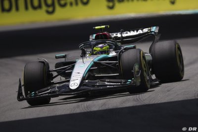 Mercedes F1 explique la Q3 décevante de Hamilton à Miami