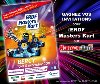 Jeu concours&nbsp;: Gagnez vos places pour les ERDF Masters Kart&nbsp;!