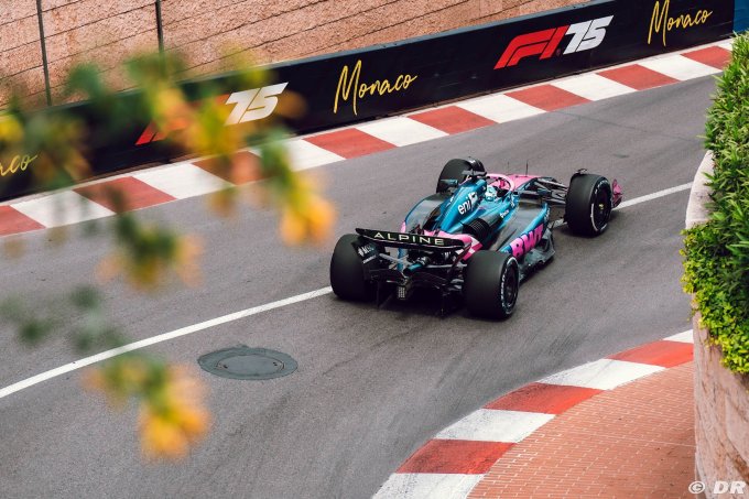 Dans les rues de Monaco, Alpine F1 (…)