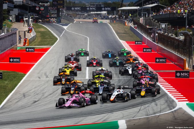 F2, Barcelone, Course Sprint : Maini (…)